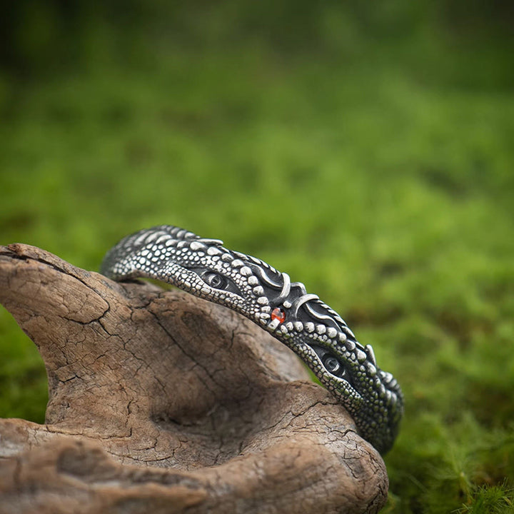WorldNorse Armband mit granulierter Drachenkopfstruktur - image 6