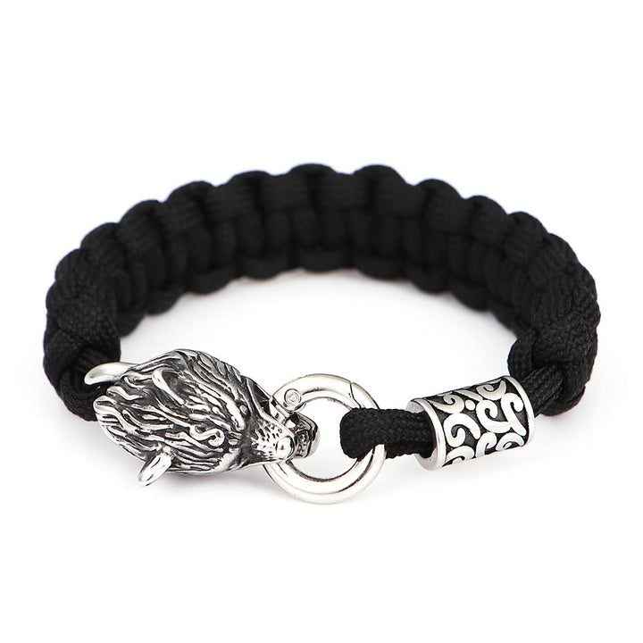 WorldNorse Geflochtenes Totem- Wolf -Armband - image 3