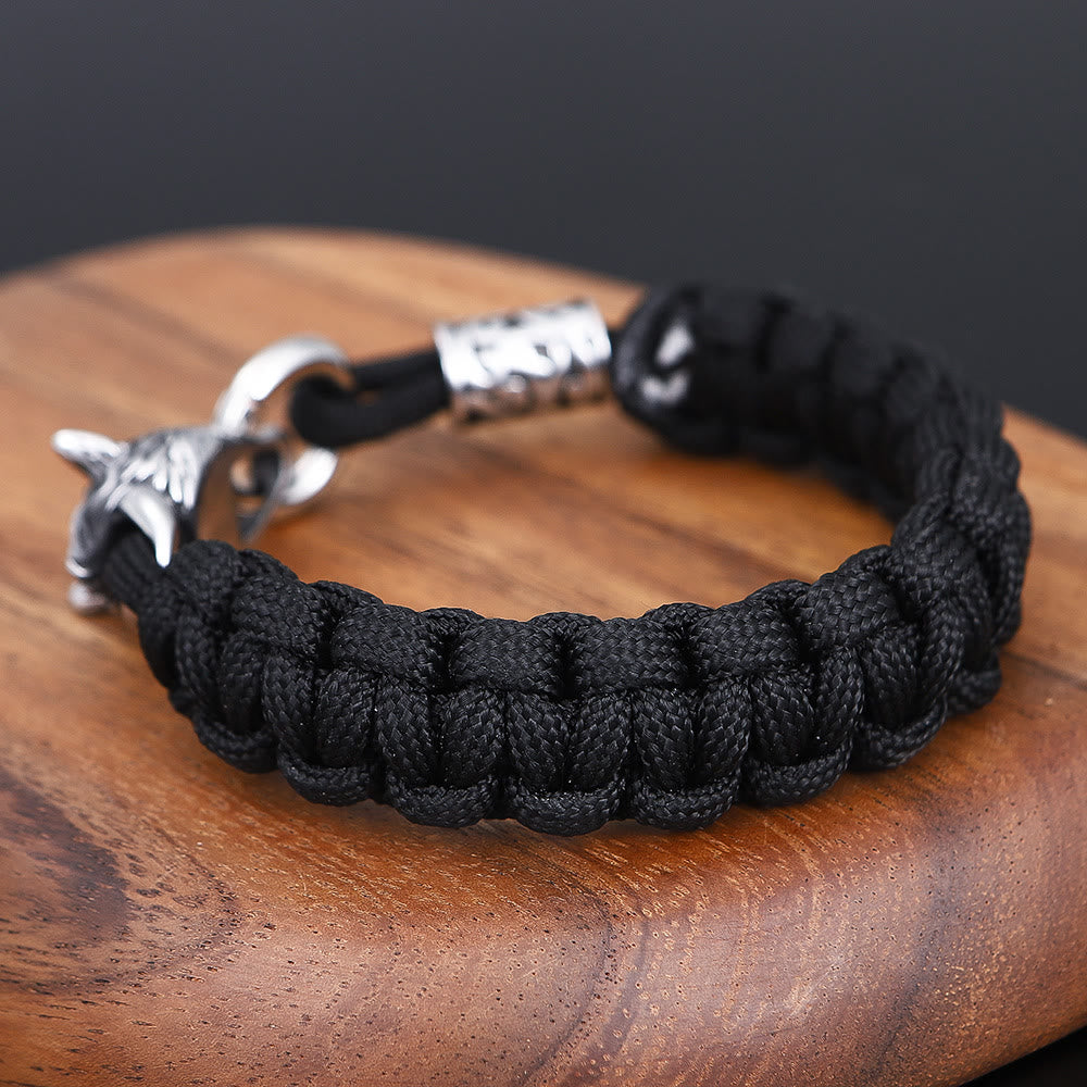 WorldNorse Geflochtenes Totem- Wolf -Armband - image 2