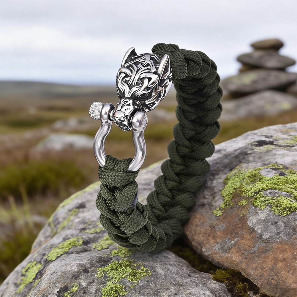 WorldNorse Armband mit verschlungenem Totem- Wolf - image 6