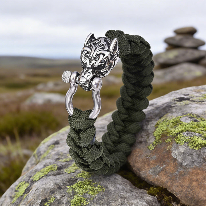 WorldNorse Armband mit verschlungenem Totem- Wolf - image 6