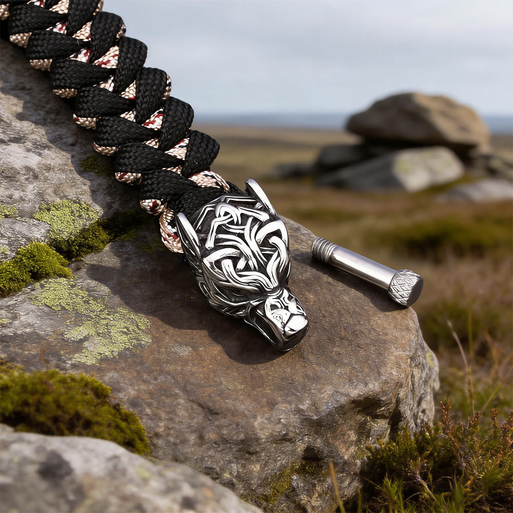 WorldNorse Armband mit verschlungenem Totem- Wolf - image 4
