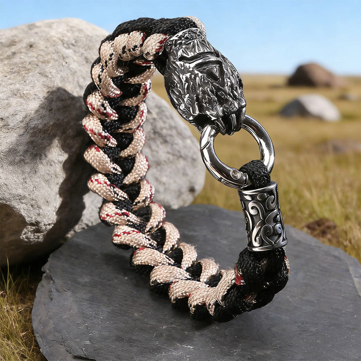 WorldNorse Armband mit strukturierter, gewebter Bärenklauen-Optik - image 2