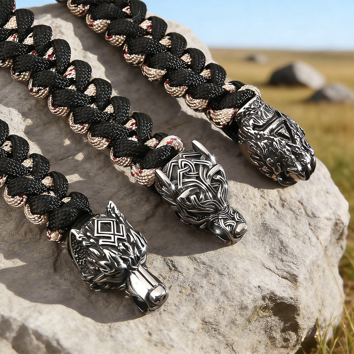 WorldNorse Armband mit strukturierter, gewebter Bärenklauen-Optik - image 3