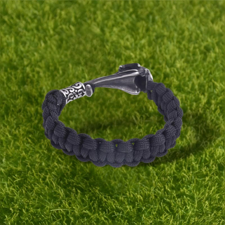 WorldNorse Geflochtenes Armband mit Raven -Totem - image 5