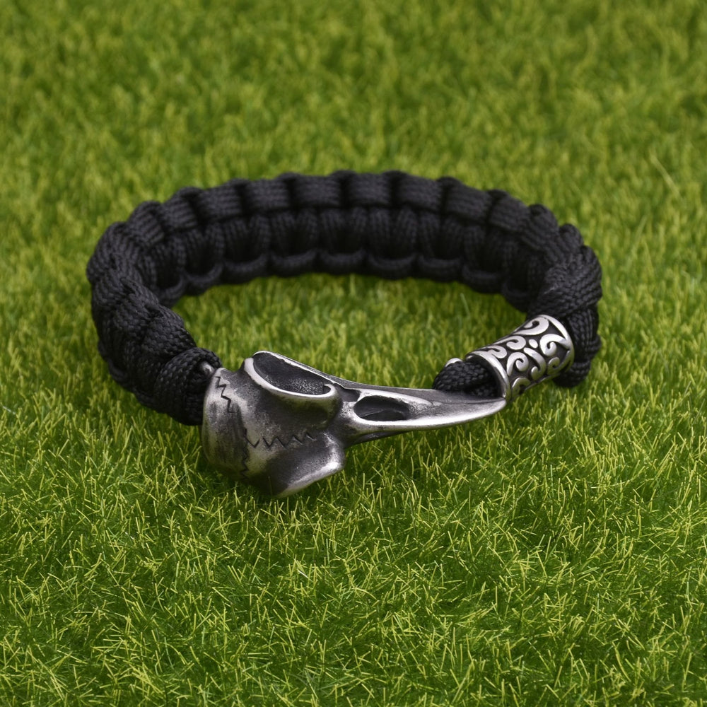 WorldNorse Geflochtenes Armband mit Raven -Totem - image 1