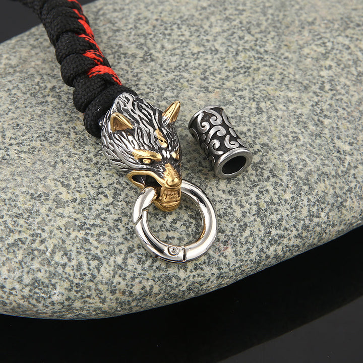 Von WorldNorse gefertigtes geflochtenes Geri-Freki-Armband - image 2