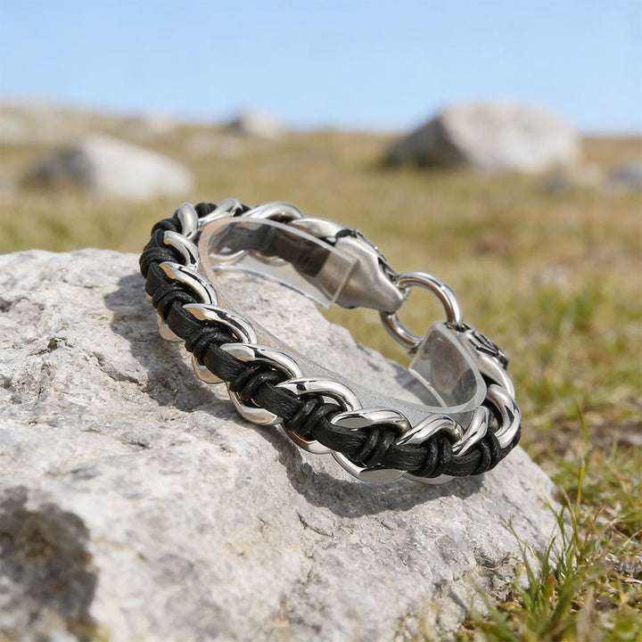 WorldNorse Geschmiedetes Totem-Armband mit Tiermotiv - image 6