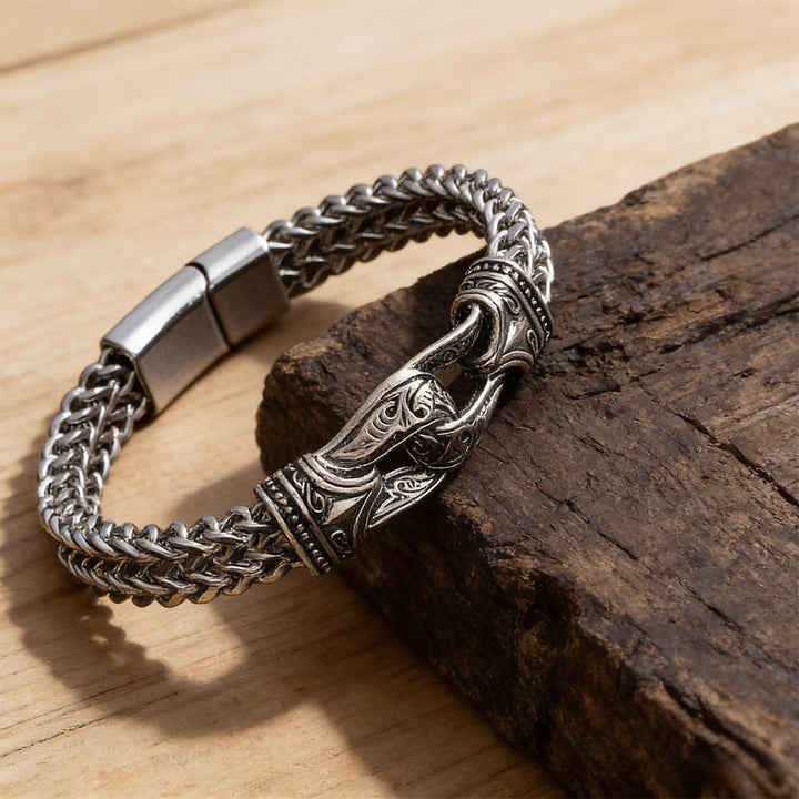 WorldNorse Viking Weave Knotwork Armband - Silber - image 0