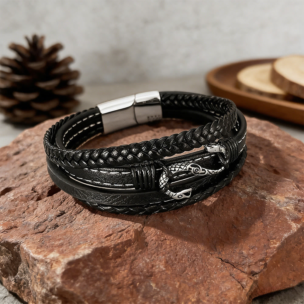 WorldNorse Geschmiedetes, schuppiges Nidhogg-Spulenarmband - image 4