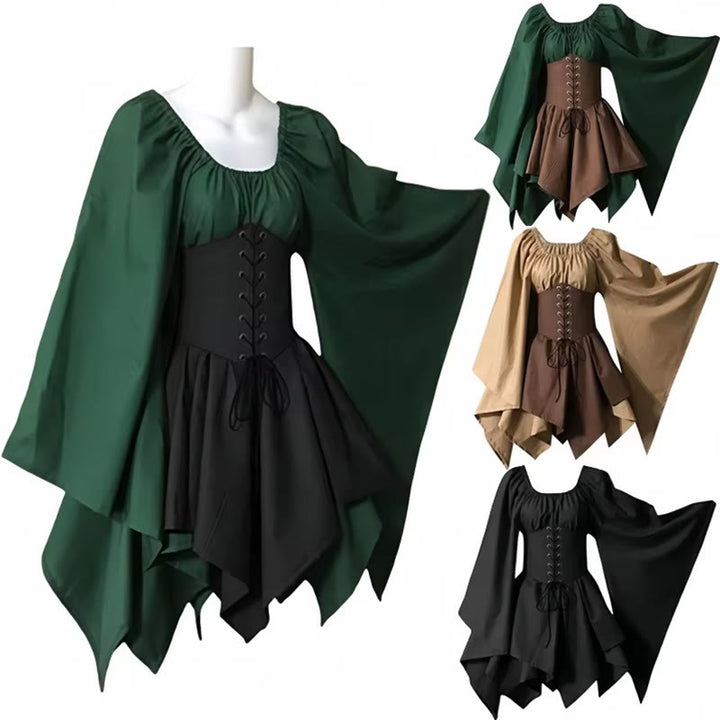 WorldNorse Mittelalterliches Waldmädchen-Kostümkleid - image 0