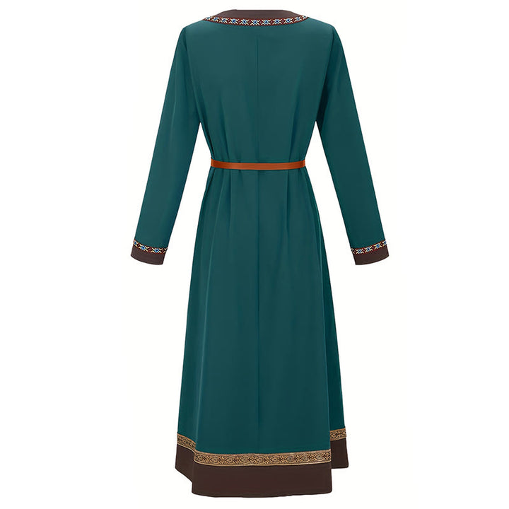 WorldNorse Wikinger-Kostümkleid mit gewebten Borten und Bindebändern - image 8