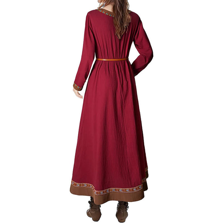 WorldNorse Wikinger-Kostümkleid mit gewebten Borten und Bindebändern - image 14