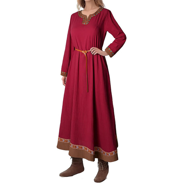 WorldNorse Wikinger-Kostümkleid mit gewebten Borten und Bindebändern - image 13