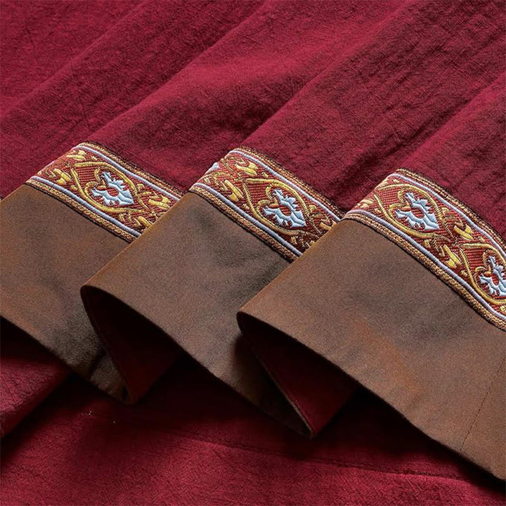 WorldNorse Wikinger-Kostümkleid mit gewebten Borten und Bindebändern - image 18