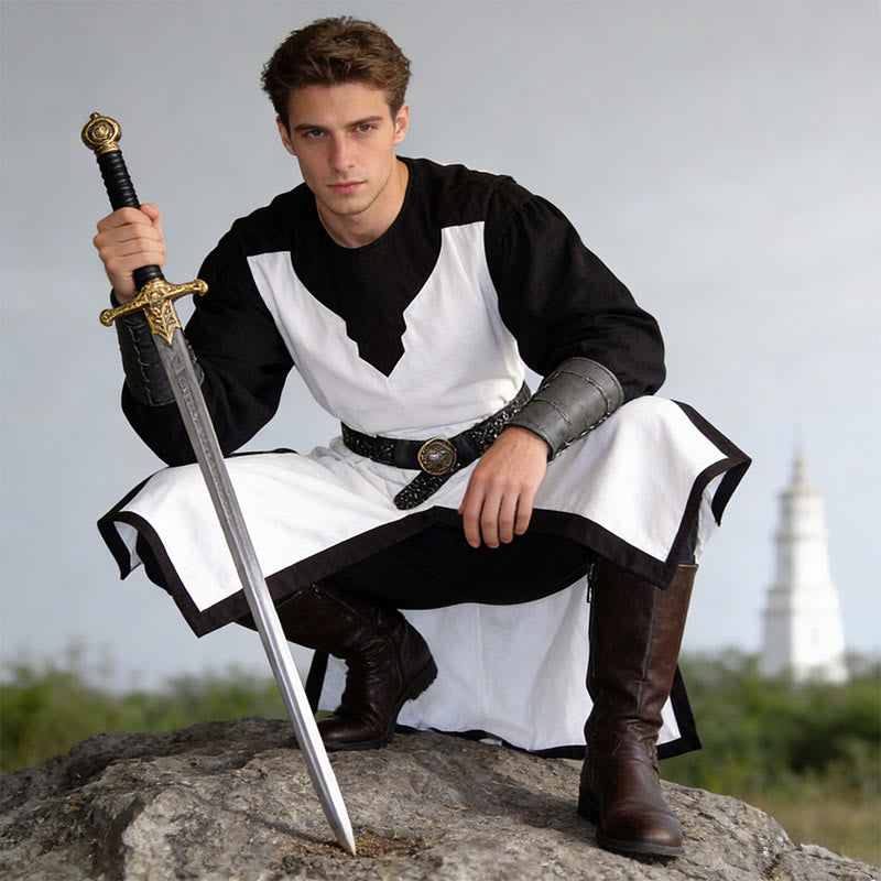 WorldNorse Nordische Tunika mit geschlitztem Saum, gewebt, Kostümrobe - image 19