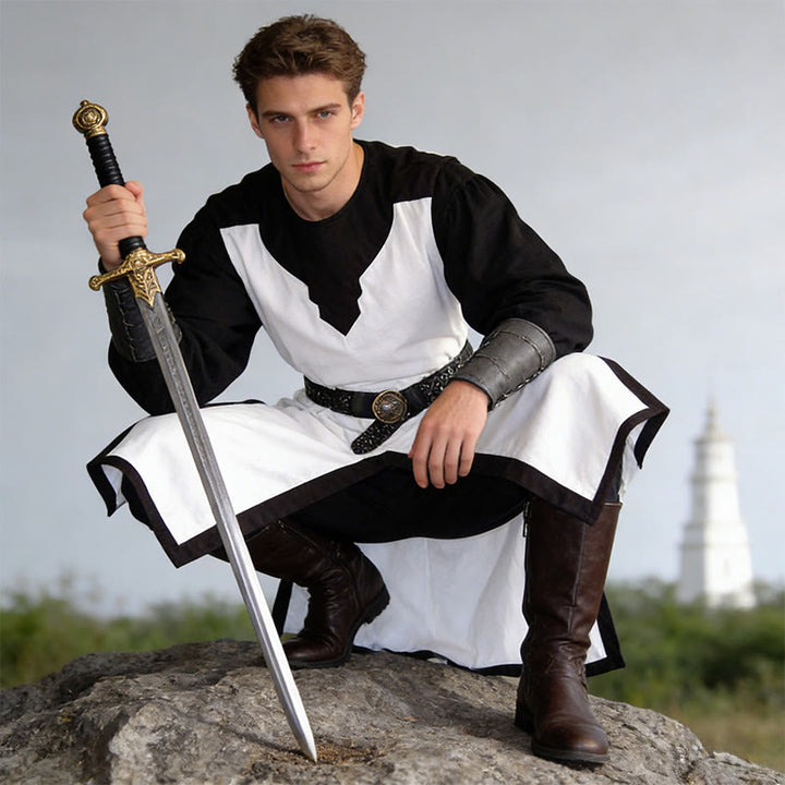WorldNorse Nordische Tunika mit geschlitztem Saum, gewebt, Kostümrobe - image 19