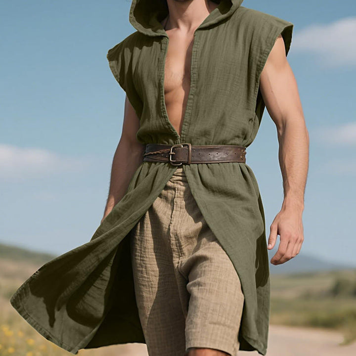 WorldNorse Nordischer Waldläufer Kapuzen-Tunika-Kostümrobe - image 3