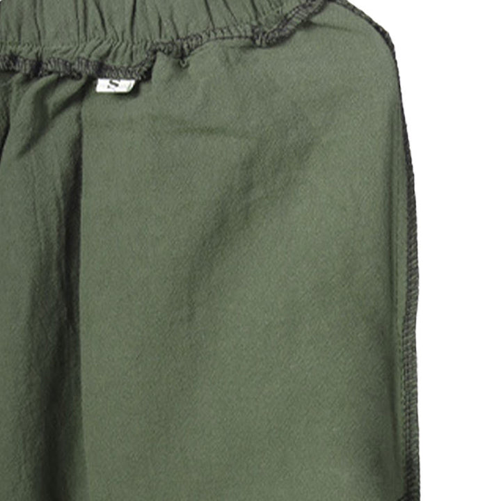 WorldNorse Strukturierte, kurze Hose mit Bindebündchen, Kostümhose - image 2