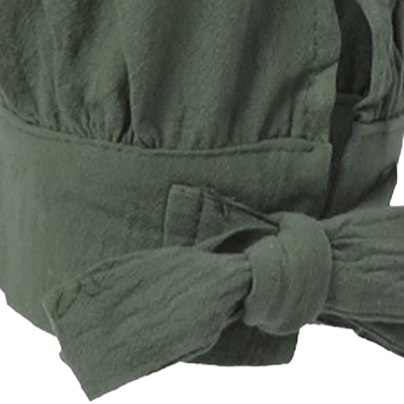 WorldNorse Strukturierte, kurze Hose mit Bindebündchen, Kostümhose - image 3