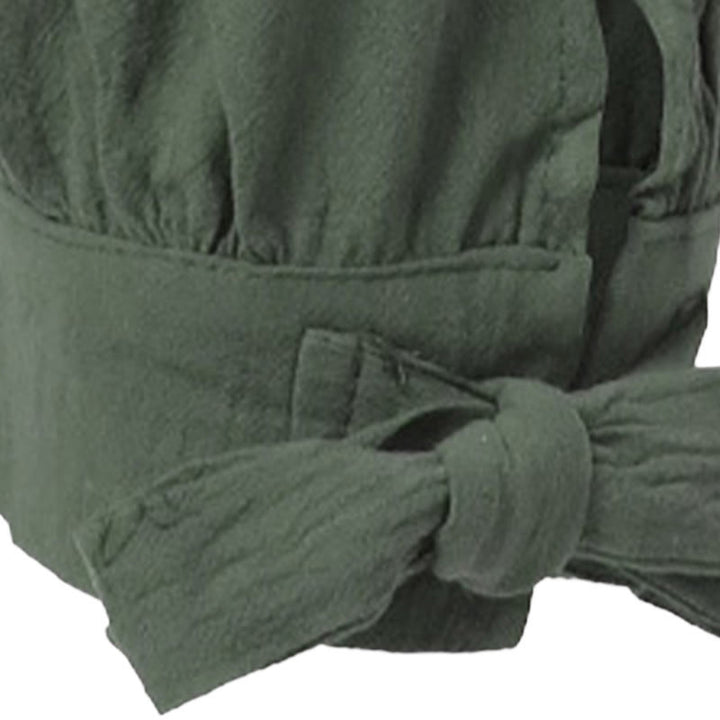WorldNorse Strukturierte, kurze Hose mit Bindebündchen, Kostümhose - image 3