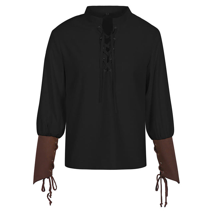 WorldNorse Nordisches Händler-Kostümset mit Schärpe, Tunika und Weste - Schwarze Weste - US/UK/AU44, EU54 (2XL) - image 11