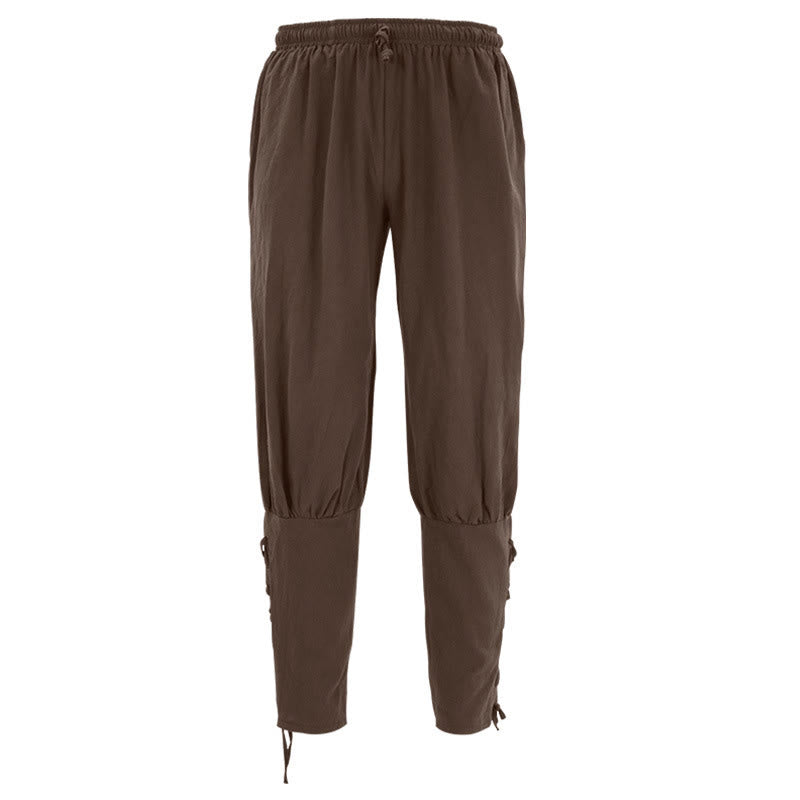 WorldNorse Nordisches Händler-Kostümset mit Schärpe, Tunika und Weste - Braune Hose - US/UK/AU44, EU54 (2XL) - image 34