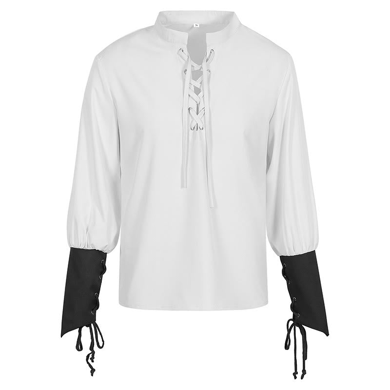 WorldNorse Nordisches Händler-Kostümset mit Schärpe, Tunika und Weste - Weißes Hemd - US/UK/AU44, EU54 (2XL) - image 7