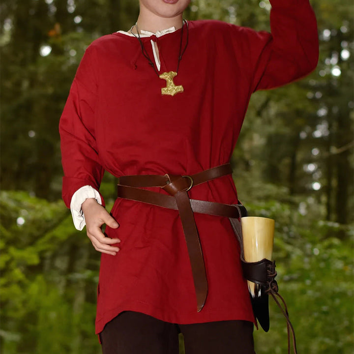 WorldNorse Mittelalterliches Waldhüter-Kostümhemd - image 10