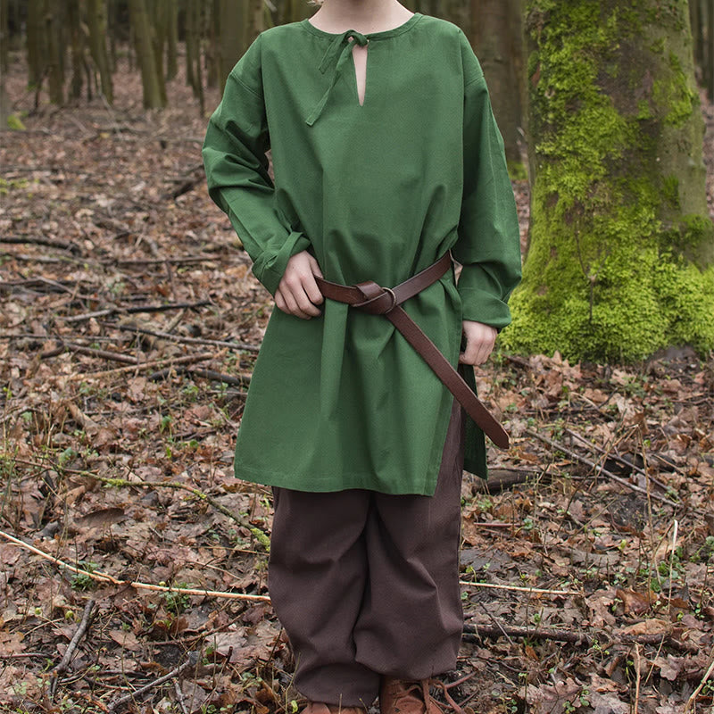 WorldNorse Mittelalterliches Waldhüter-Kostümhemd - image 2
