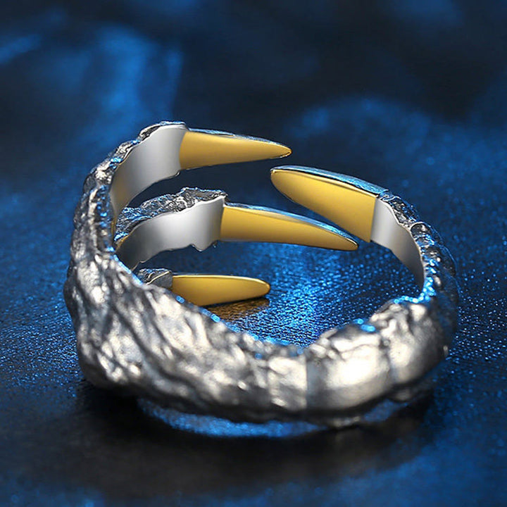 WorldNorse Handgefertigter Drachenklauenring aus 925er Silber - image 3