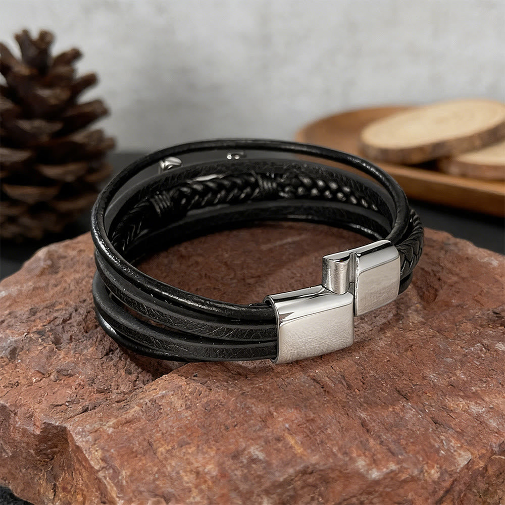 WorldNorse Mjölnir Lederarmband - image 6