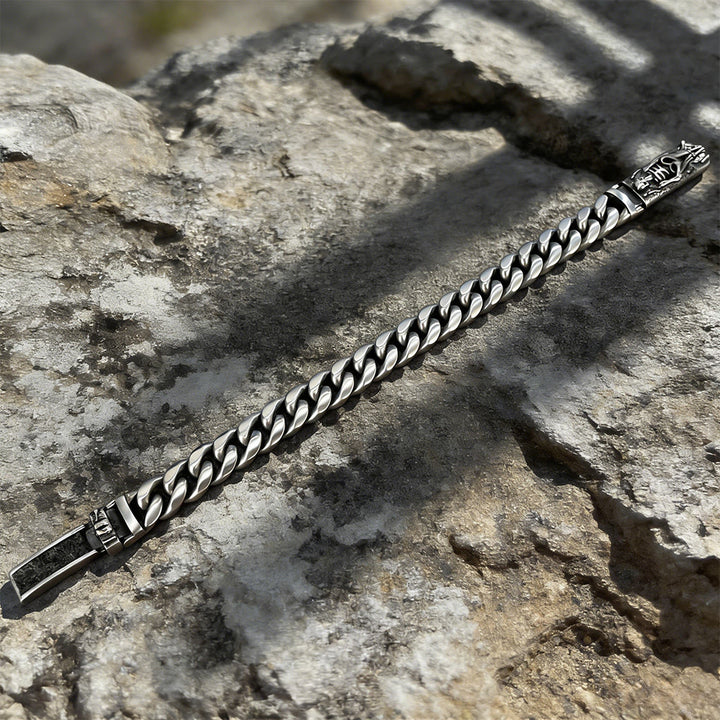 WorldNorse Skelett-Relief-Armband mit kubanischen Gliedern - image 4
