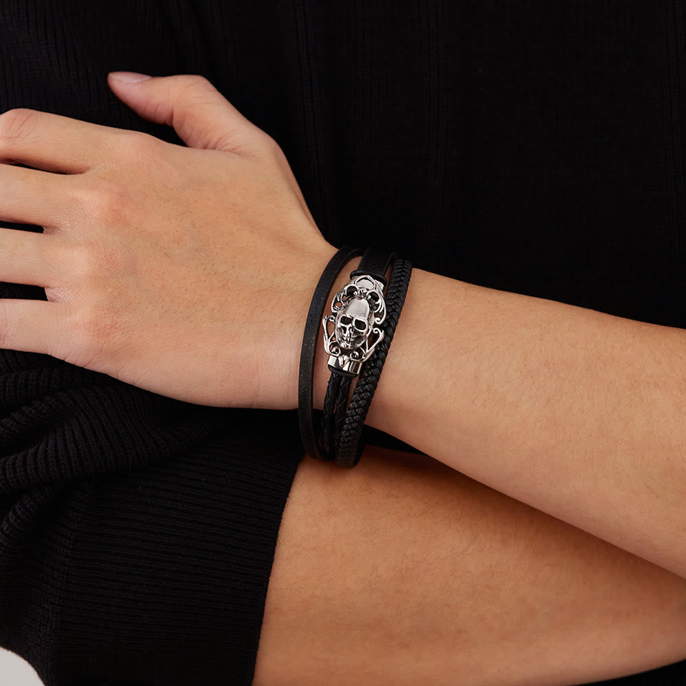 WorldNorse Valhalla Totenkopf-Armband - image 11