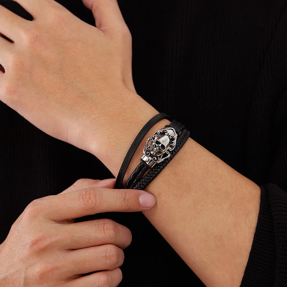 WorldNorse Valhalla Totenkopf-Armband - image 10