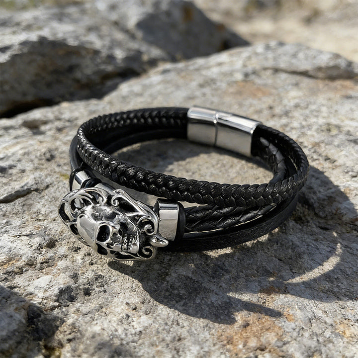 WorldNorse Valhalla Totenkopf-Armband - image 4