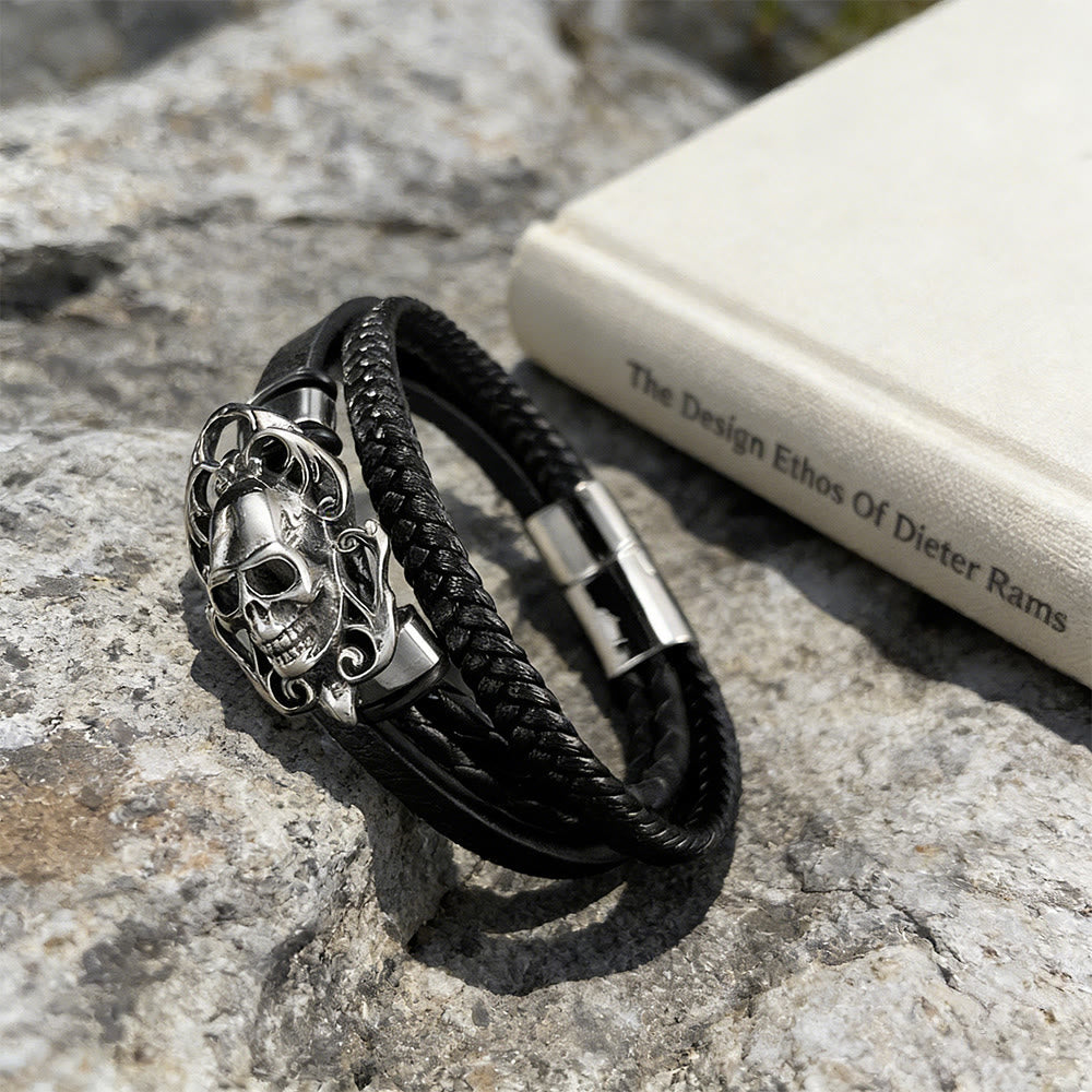 WorldNorse Valhalla Totenkopf-Armband - image 3