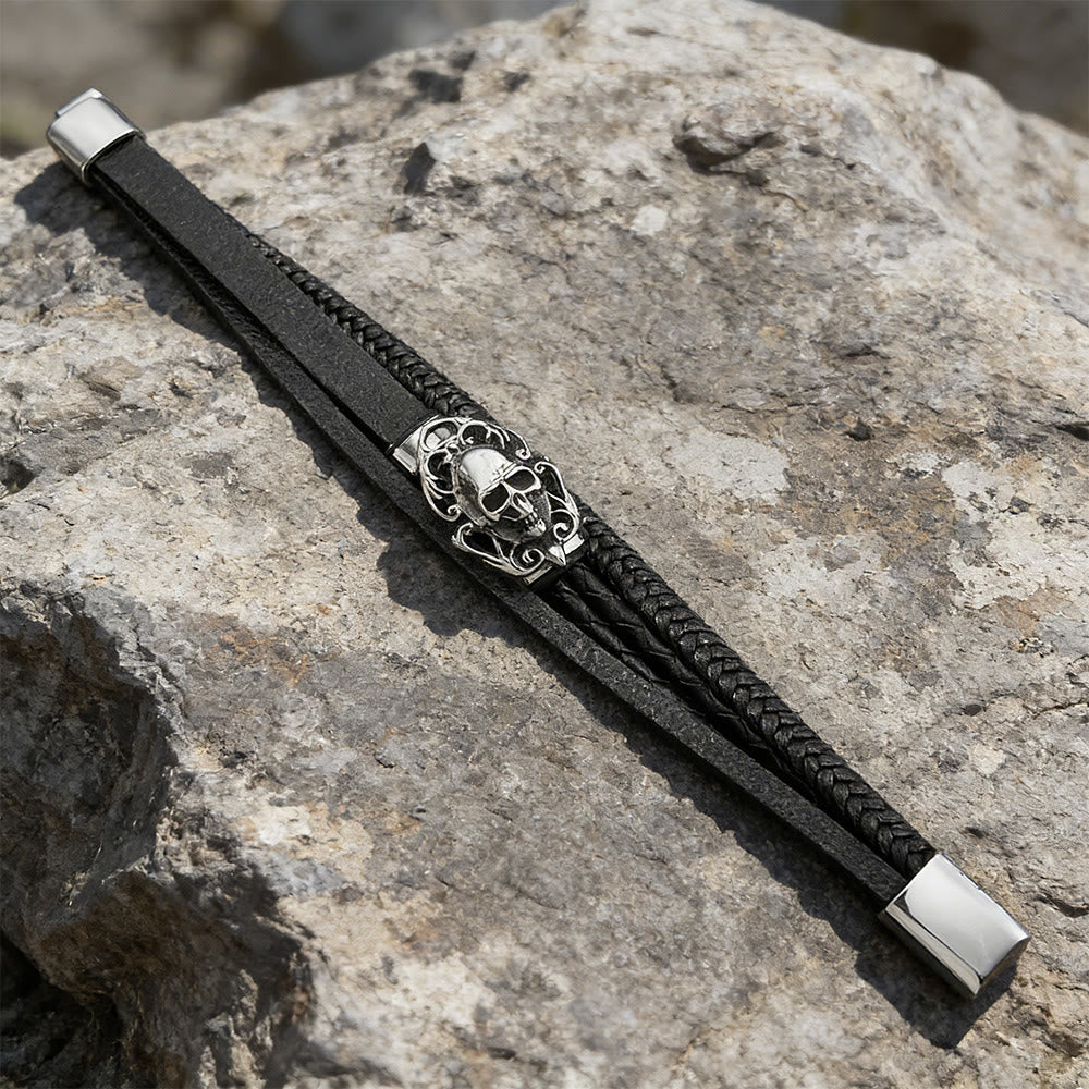 WorldNorse Valhalla Totenkopf-Armband - image 8