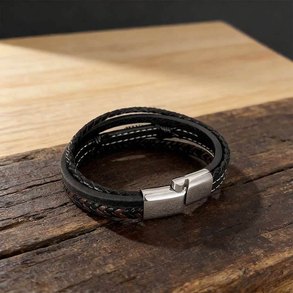 WorldNorse Poliertes Pfeilspitzen-Lederarmband - image 7