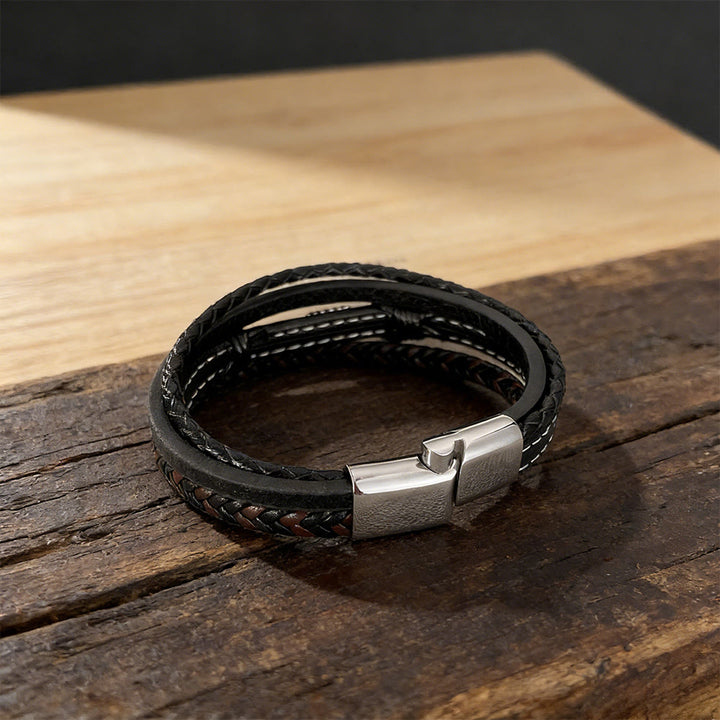 WorldNorse Poliertes Pfeilspitzen-Lederarmband - image 7