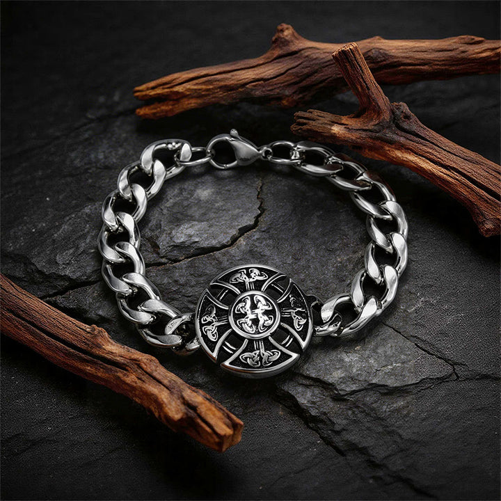 WorldNorse Viking Keltischer Knoten Edelstahlarmband  - ICH - image 11