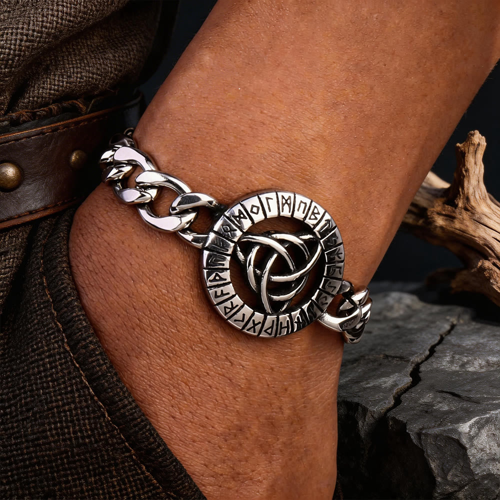 WorldNorse Viking Keltischer Knoten Edelstahlarmband  - A - image 0