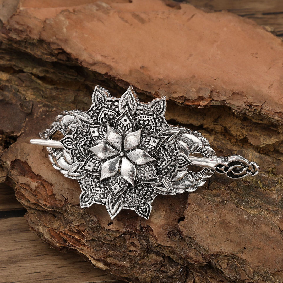 WorldNorse Heiliger Knoten Blumenhaarnadel - Blume - image 4