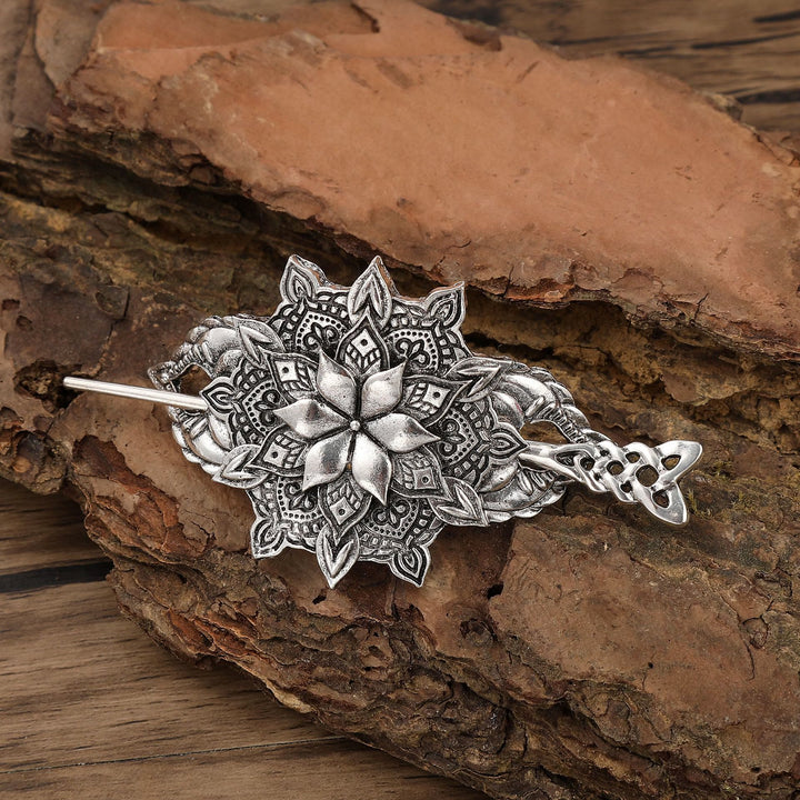 WorldNorse Heiliger Knoten Blumenhaarnadel - Knoten - image 0