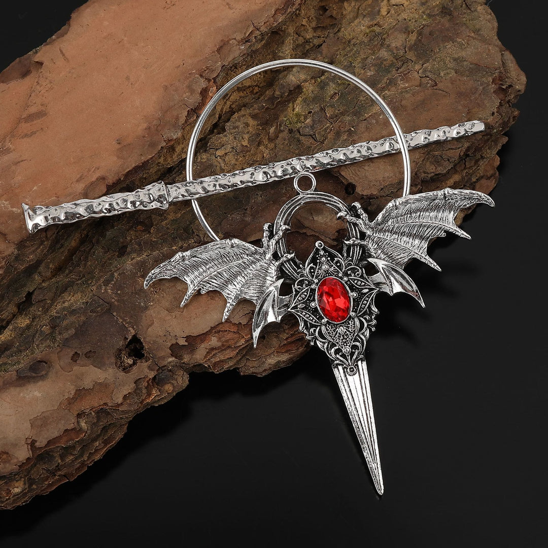 WorldNorse Wyrmclaw Geflügelter Knoten Haarnadel - image 5