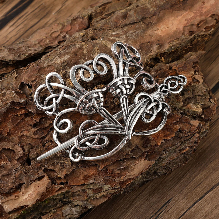 WorldNorse Vintage Celtic Vine Knot Hairpin - Blume - image 0