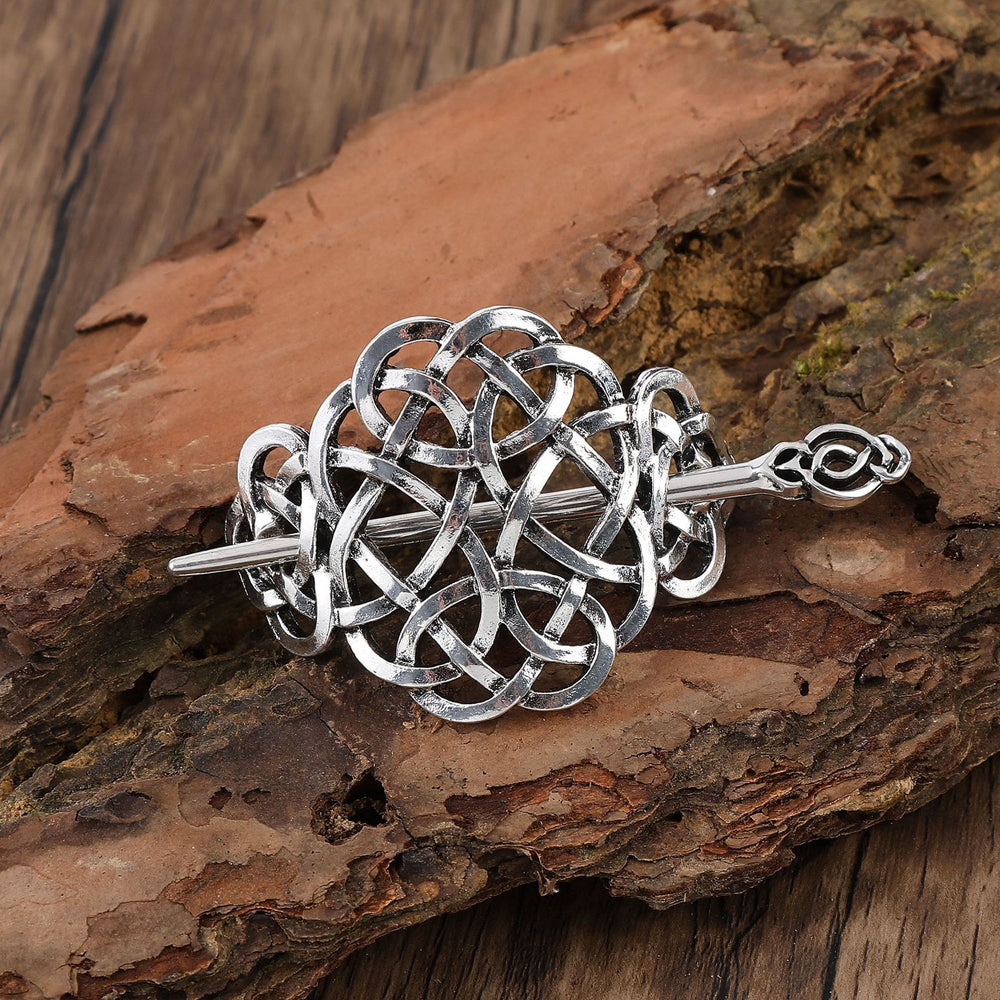 WorldNorse Eternal Bloom Keltischer Knoten Haarnadel - Blume - image 1