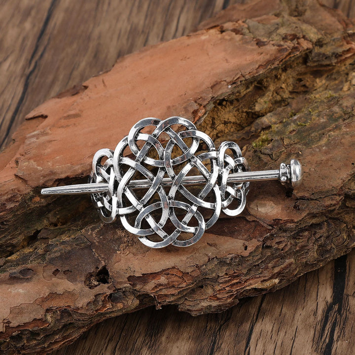 WorldNorse Eternal Bloom Keltischer Knoten Haarnadel - Runden - image 0