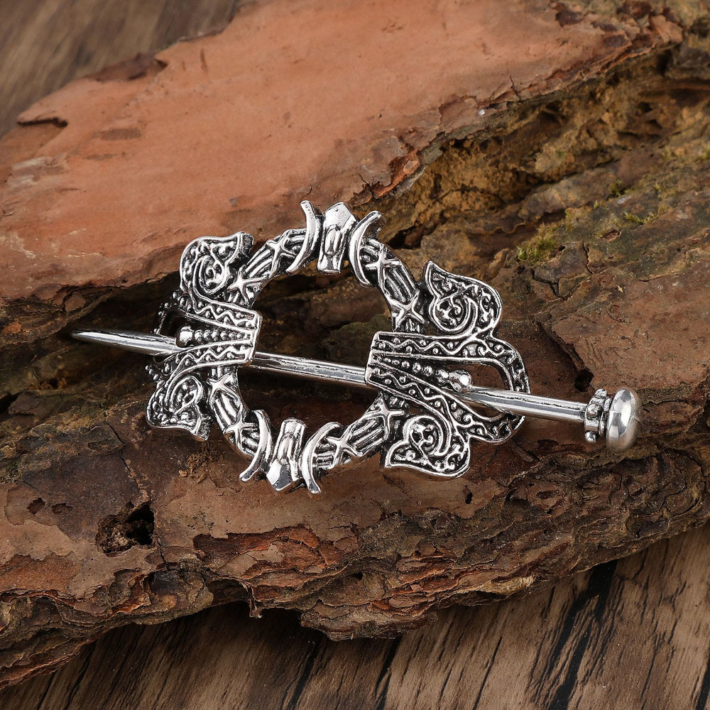 WorldNorse Viking Shieldmaiden Haarnadel - Runden - image 1