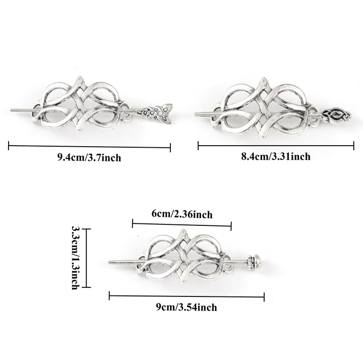 WorldNorse Infinity Interlace Knot Hairpin - image 3